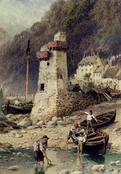 Lynmouth, Devonshire von Myles Birket Foster